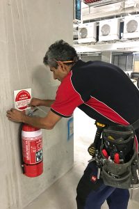 fire extinguisher test & tag