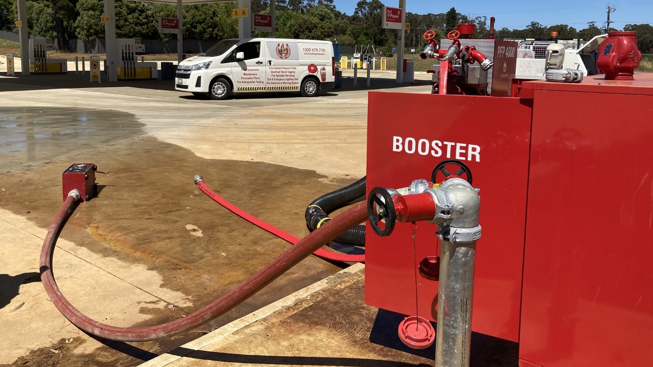 fire hydrant booster test
